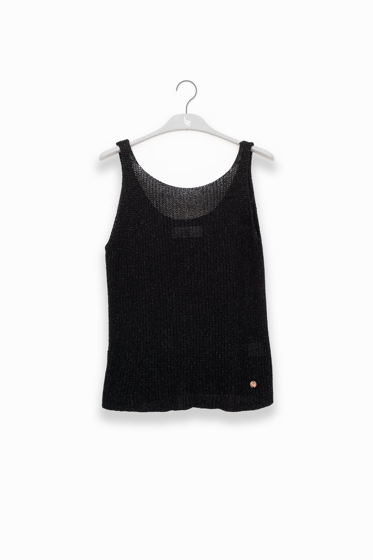 Eli Top with Lurex in Black