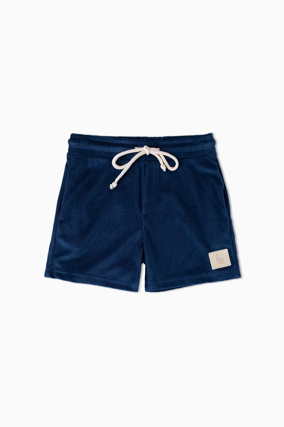 Navy Towel Kids Short - Polonio España