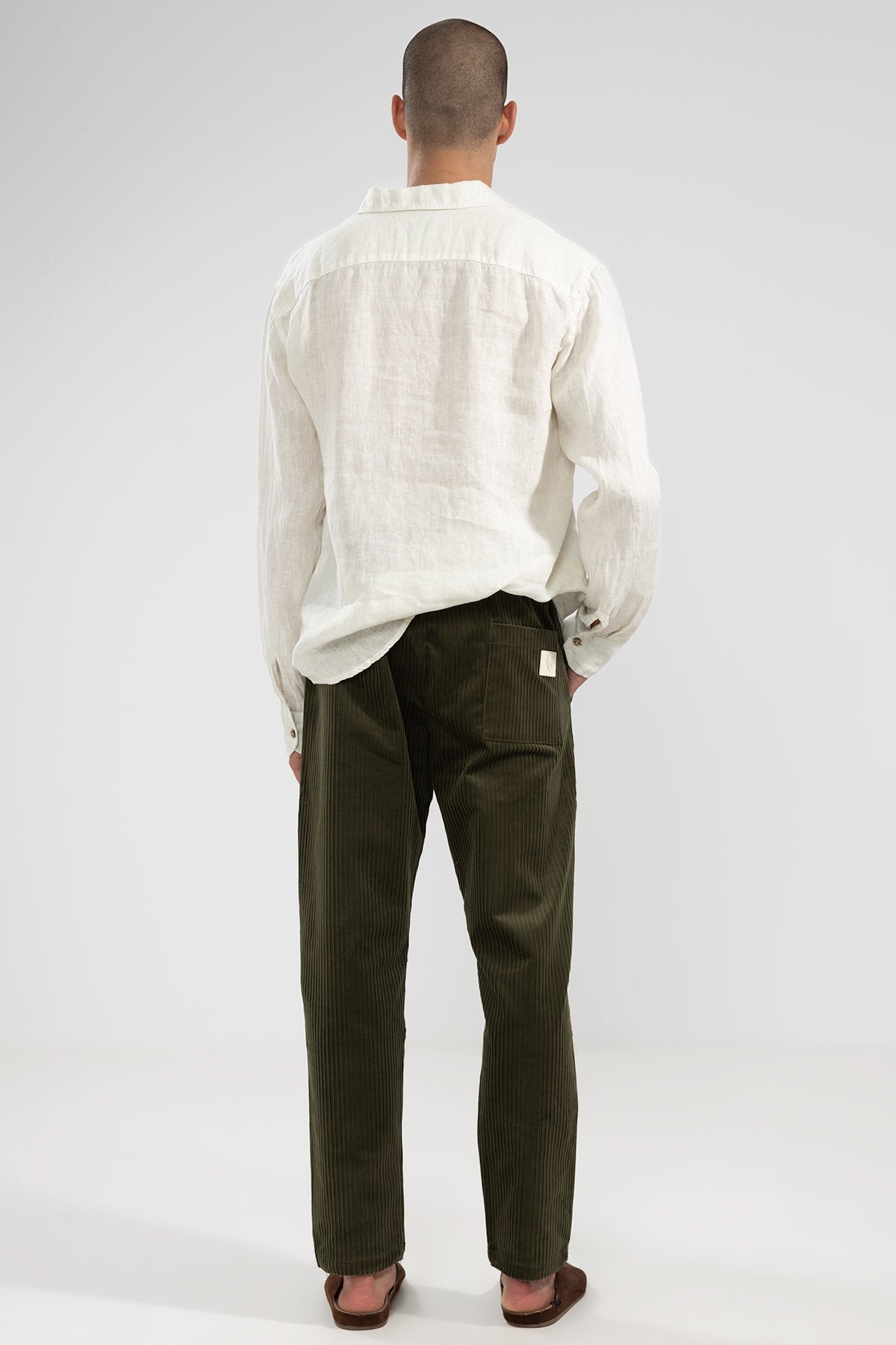 Pantalón Santi Oil Green - Polonio