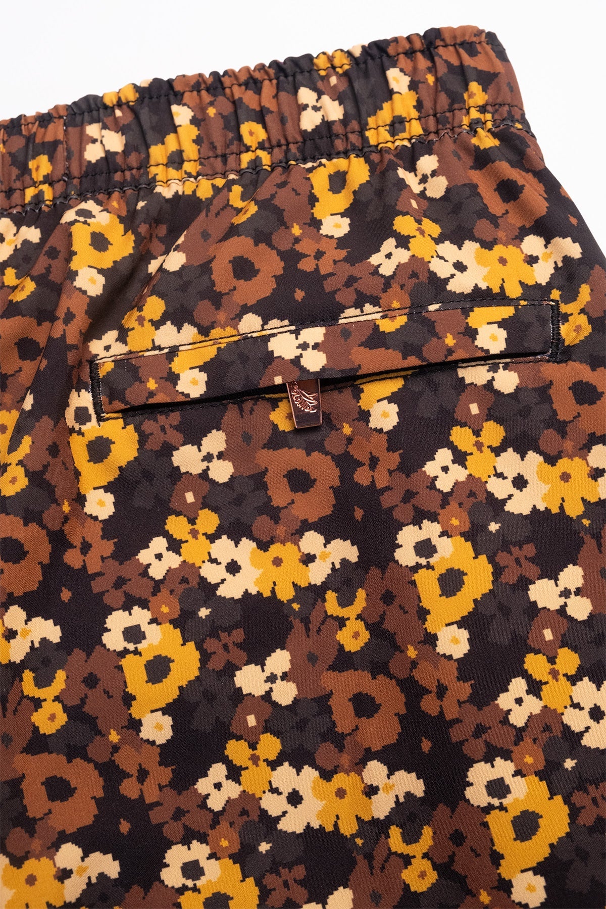 Short de Baño Classic Pixel Floral - Polonio