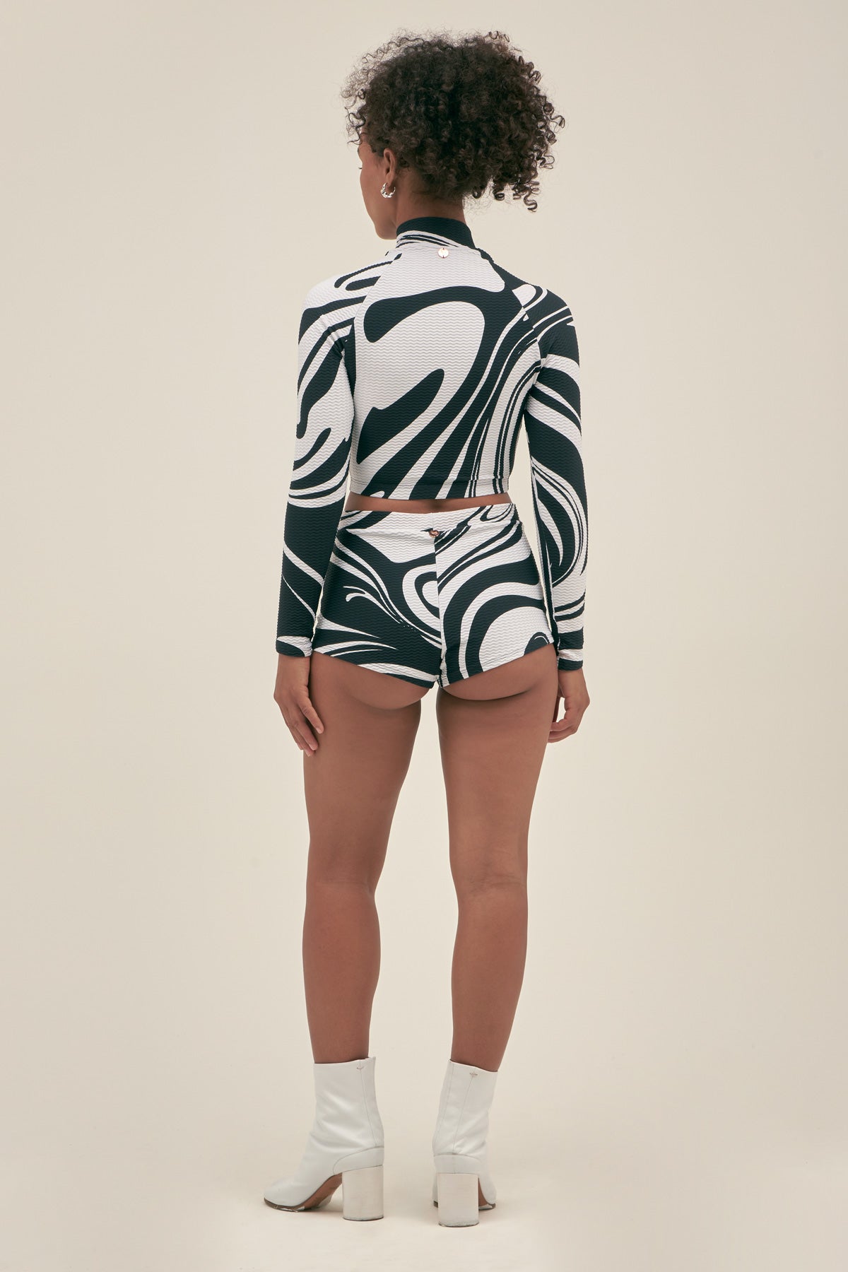 Braguita Bikini Boyshort Marble - Polonio