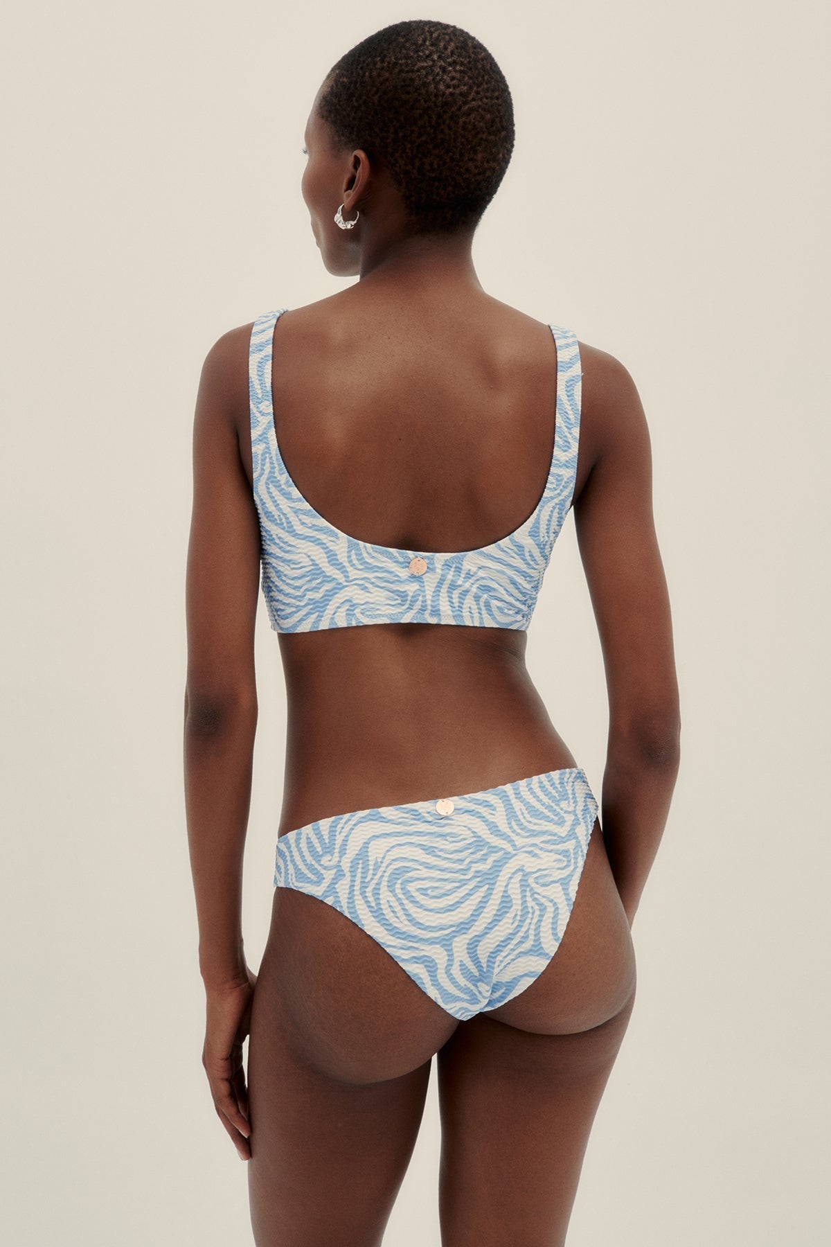 Braguita Bikini Mica Zebra Cielo - Polonio EU