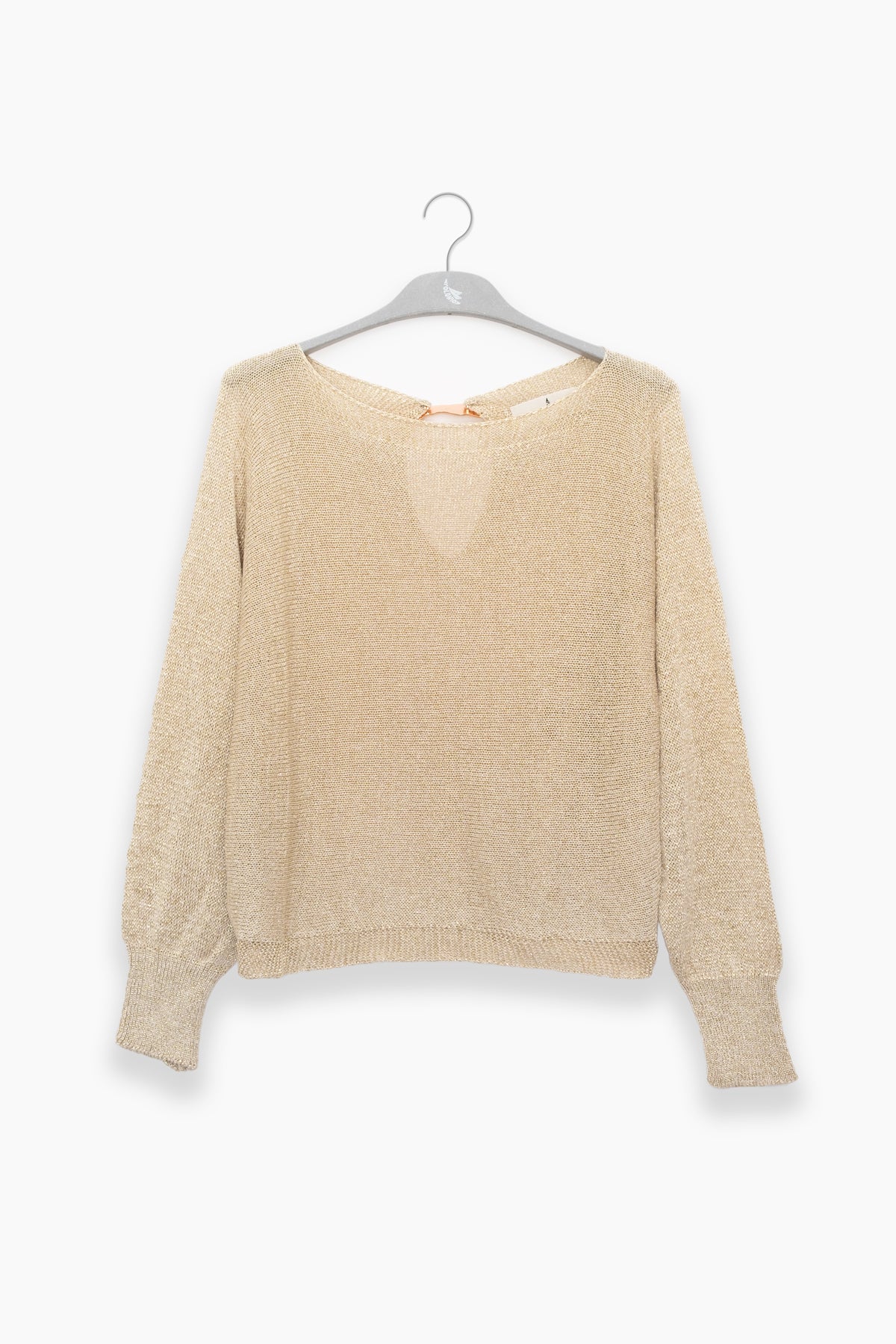 Jersey Lu Ring de Lurex Oro - Polonio