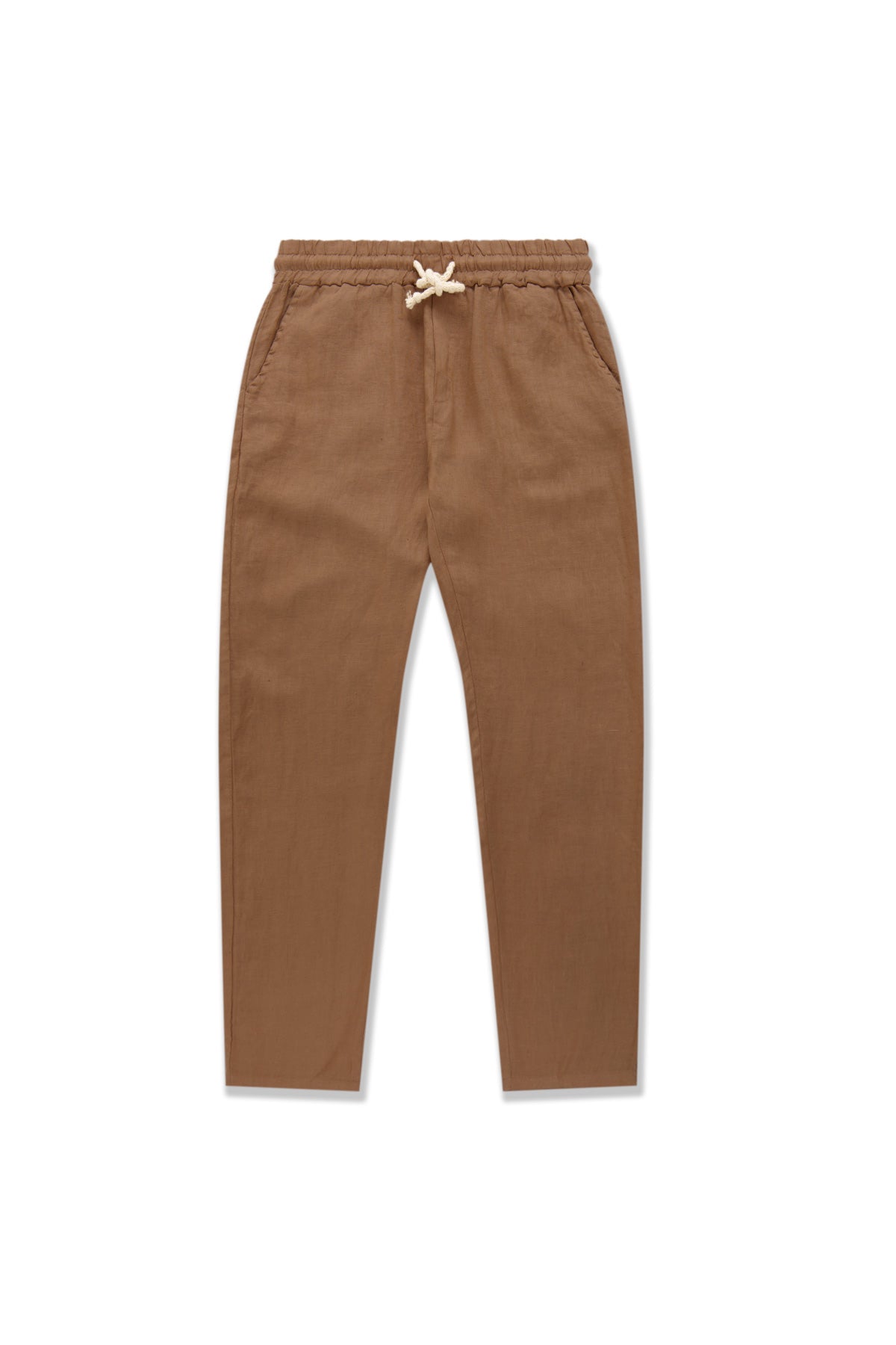 Pantalón 100% Lino Premium Tobacco - Polonio EU