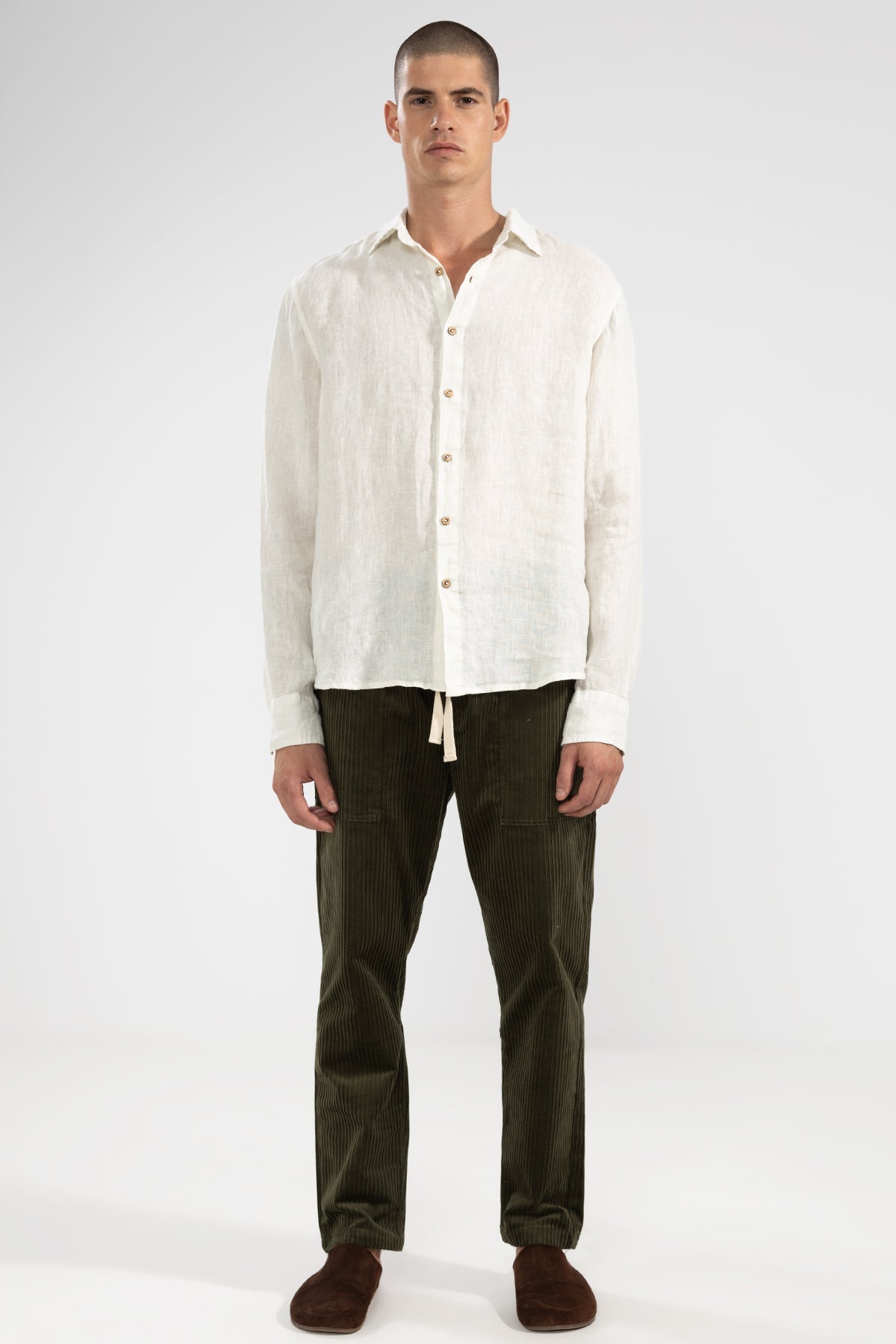Pantalón Santi Oil Green - Polonio