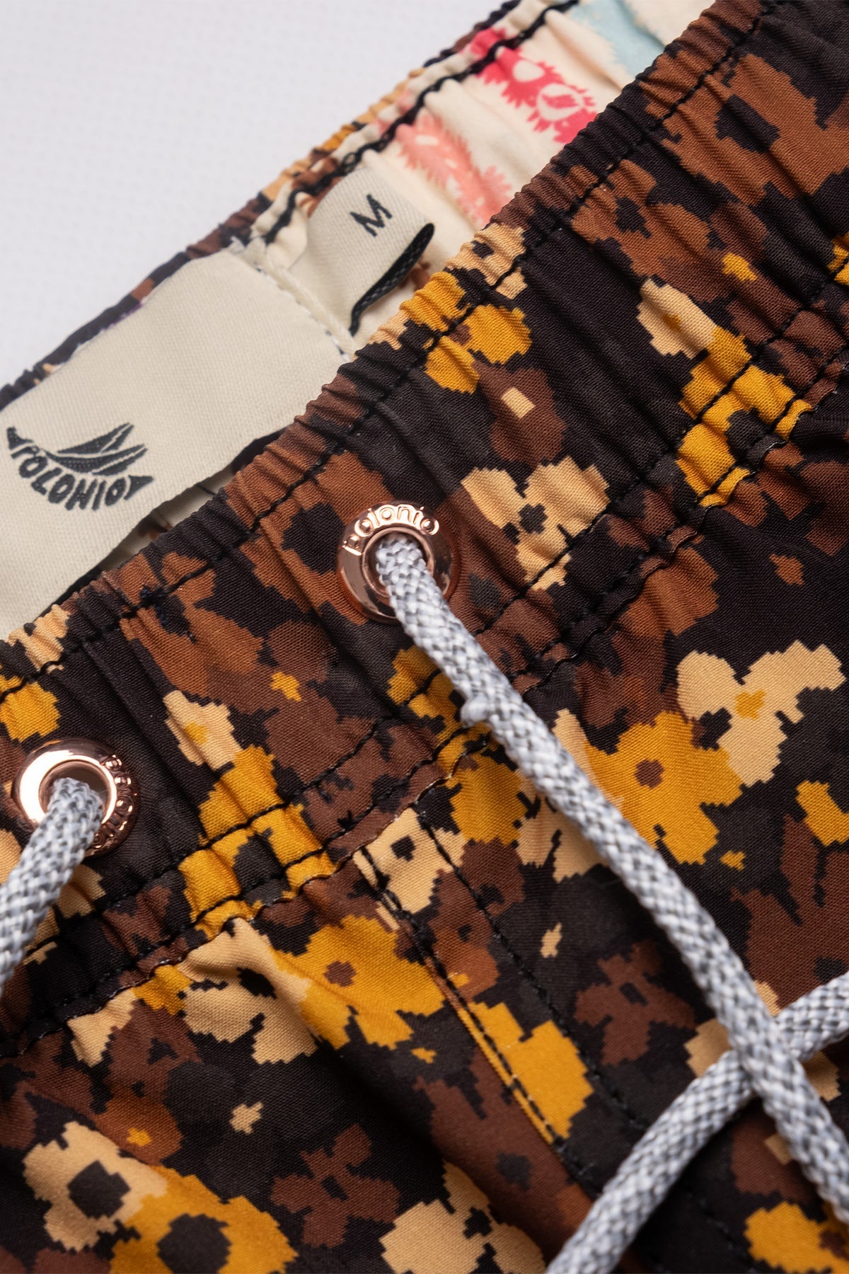 Short de Baño Classic Pixel Floral - Polonio